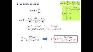 Déterminer le vecteur champ et la densité volumique de charge à partir de lexpression du potentiel [upl. by Uriia]