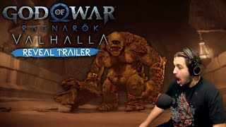 Live Reaction to God of War Ragnarok Valhalla DLC Trailer [upl. by Ploss]