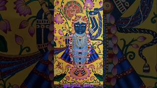 Shrinathji Pichwai painting on 24×18quot canvas [upl. by Eellac]