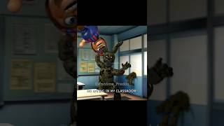 Springtrap virou professor Dublado PTBR fnaf springtrap balloonboy dublagem humor shorts [upl. by Auliffe]