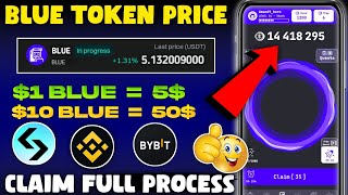 Blue 1 Token Price  Blum Airdrop  Blue Token Price Prediction  Blue AirDrop Withdrawal Blue Coin [upl. by Oiratno920]