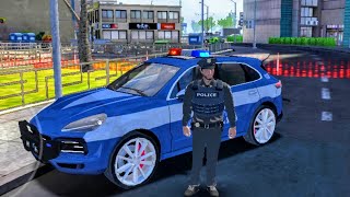 Police Sim 2022 Simulator  Porsche Cayenne Police Car Chase Criminal  Android Car Gameplays 2 [upl. by Asselim]