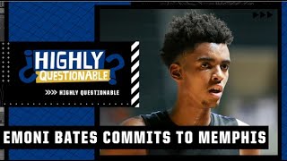 What does Emoni Bates’ commitment to Memphis mean for college basketball  HQ [upl. by Rodge]