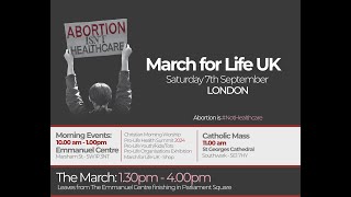 11 am  March for Life UK Mass [upl. by Oribel773]