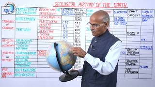 Geological History of Earth Part 17  By Prof SS Ojha lecture for UPSC PCS NETJRF [upl. by Attinahs]