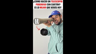 ¿COMO HACER UN TELESCOPIO PODEROSO EN CASA [upl. by Ondrea]