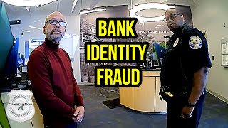 Bank Scam Identity Fraudster Busted in Action [upl. by Nomde515]