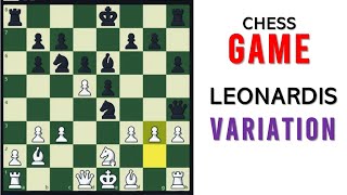 Chess Game  Leonardis Variation [upl. by Tamas]