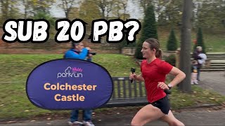 SUB 20 PB  Colchester Castle Parkrun [upl. by Ainegue]