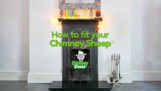 How to fit your Chimney Sheep® draught excluder [upl. by Ecinhoj]