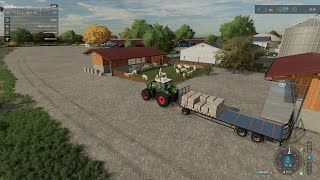 FS22 Calmsden Farm 2  Episode 6  Emptying Fermenter amp Dryer New Autoload Trailer Selling Wool [upl. by Lisette757]