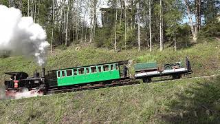 Steam of Achensee Railway Austria May 2022 1 オーストリア アッヘンゼー鉄道の蒸気機関車（2022年5月 1 [upl. by Eintirb]