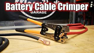 🔧Tool Tech Tuesday 76  Battery Cable Lug Crimper  Large Wire Crimping [upl. by Racso]