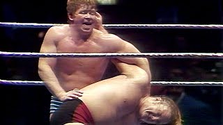 Bob Backlund and Greg quotThe Hammerquot Valentine fight toothandnail for the WWE Title in Hidden Gem [upl. by Eenat26]