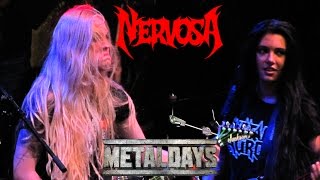 Nervosa  Masked betrayer live at Metaldays [upl. by Winni]