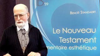 Commentaire esthétique de la Bible Par Benoit Standaert OSB [upl. by Ellehsram]