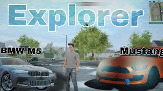 Mustang and BMW M5 new madout 2 car update free game open wold gameplay [upl. by Annairdna]