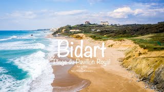 Bidart  Plage du Pavillon Royal  Pays Basque [upl. by Santiago]