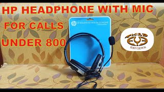 HP BASIC HEADPHONE WITH MIC FOR CALLS B4B09PA [upl. by Warford]