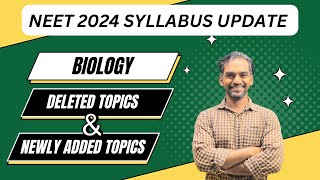 Biology Deleted Portions  NEET 2024 Reduced syllabus [upl. by Carberry]