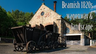 Beamish 1820s wagonway and landscape [upl. by Vareck]