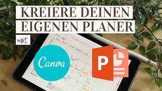 Erstelle deinen eigenen Planer mit Powerpoint und Canva [upl. by Trevorr]