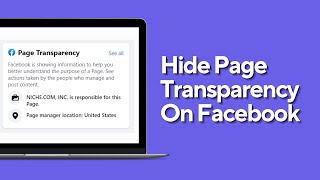 How To Hide Page Transparency On Facebook 2024 [upl. by Lliw179]