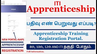 How to register Apprenticeship  2022  How to get ITI Apprentice Register Number full information [upl. by Otit339]