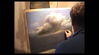 Demonstration of Painting Pastels Storm Clouds and reflections wmv [upl. by Cyril]