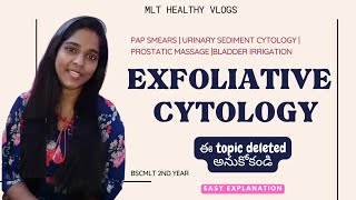 Exfoliative cytology Bscmlt MLT HEALTHY VLOGS [upl. by Elleved839]