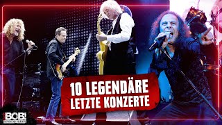 10 legendäre letzte Konzerte [upl. by Bodwell]