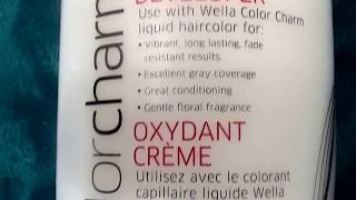 WELLA Color Charm 20 Volume Creme hair Developer THE BEST [upl. by Ylenats]