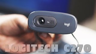 Logitech C270 HD Webcam Review [upl. by Lucina]