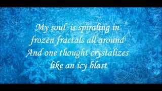 Let It Go  Frozen lyrics FULL SONG [upl. by Haronid]