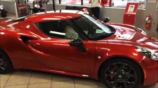 First Alfa 4C Delivery 12 6 14 [upl. by Ellekcir]