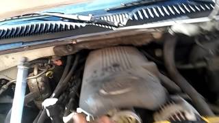 HOW TO REPLACE WATERPUMP ON CHEVROLET AVALANCHE 53L [upl. by Treva]