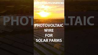 Photovoltaic wire for solar farms [upl. by Phillips]