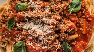 How to prepare Spaghetti Bolognese [upl. by Kciregor83]