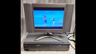 Magnavox MWD2205 DVD VCR Combo VHS Player Recorder [upl. by Ecirp140]