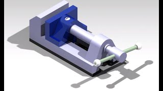 CATIA V5 Assembly Design  Bench Vice Assembly  How to Assemble Beginner Practice [upl. by Noside601]