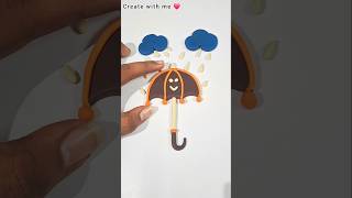 ☔️DIY Beautiful Clay Umbrella☔️ Fun amp Creative PlayDoh Craft  Sisu TV Shorts SisuTV ClayArt diy [upl. by Aristotle]