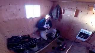 Lake of the Woods MN IceFishing Report December 4 2014 [upl. by Kcinomod]