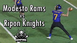 14u Modesto Rams vs Ripon Christian Knights Highlights [upl. by Fosque442]