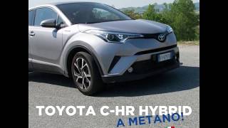 Toyota CHR 18 Hybrid trasformata a metanoCNG retrofitted [upl. by Vinita]