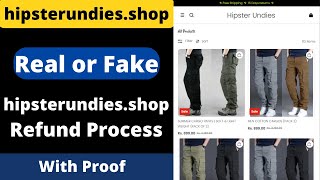 Hipsterundies shop Real or fake  Hipsterundiesshop site review  Refund Process  Order Cancel [upl. by Schuman631]