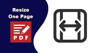 How to resize one page of a pdf in PDF XChange Editor [upl. by Benedic940]