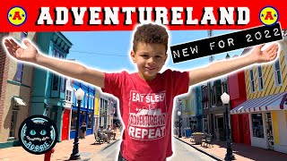 Adventureland Iowa new for 2022  sneak peek pass holder preview day May 7 [upl. by Autry]