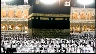 Mülk Suresi Kabe İmamı Sudais Türkçe Altyazılı Mealli [upl. by Flinn]