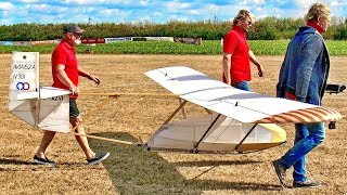 HUGE RC SCALE SAILPLANE GLIDER AVIA152A FLIGHT DEMONSTRATION [upl. by Mcmaster]