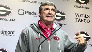 Georgia Bulldogs coach Kirby Smart reevaluates Carson Becks play previews Ole Miss matchup [upl. by Calan435]